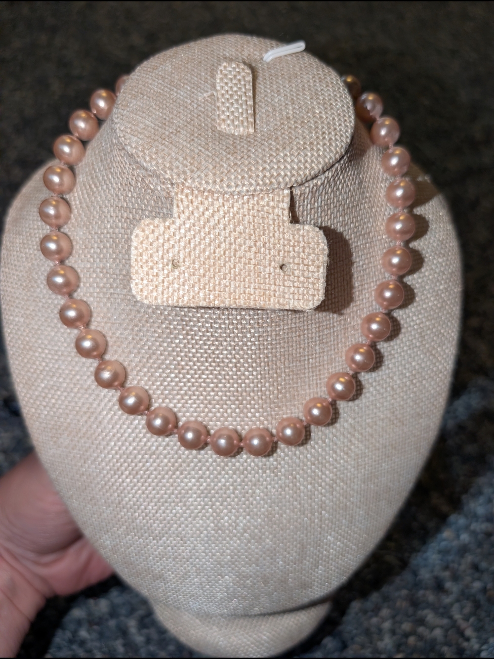 Classic Pink Pearl Necklace - Elegant Women's Jewelry